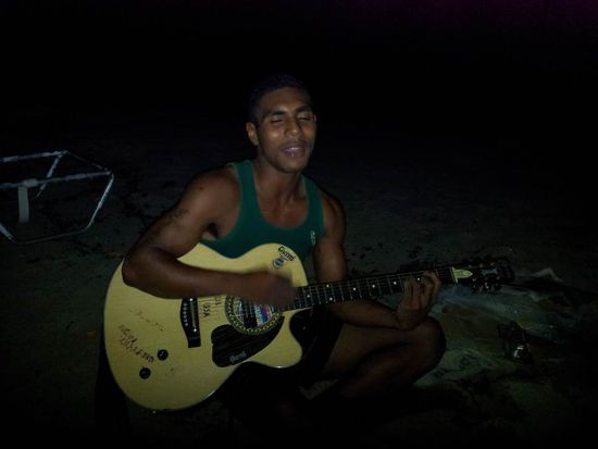 Tom, der "guitar hero"