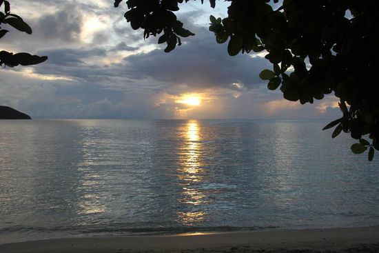 Sunset auf Fiji
