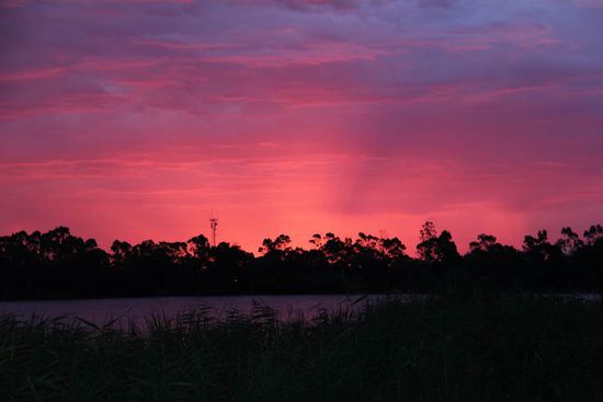 Sunset in Sale am Lake Guthridge