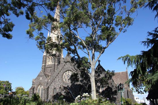 Kirche beim Fawkner Park