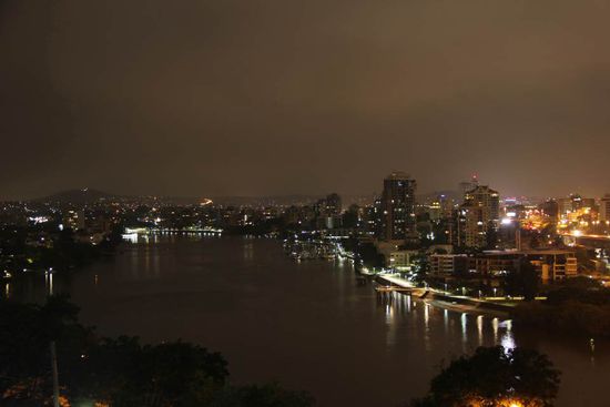 Brisbane River, bei Nacht noch viiiel schöner!!