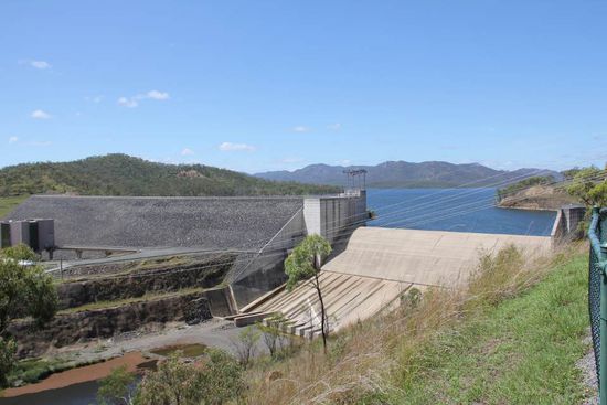 Lookout II, Staudamm von hinten! 