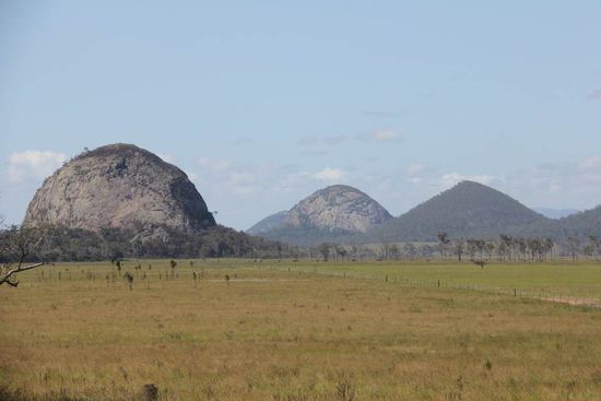 außer Bäumen und Bergen nicht viel zu sehen...