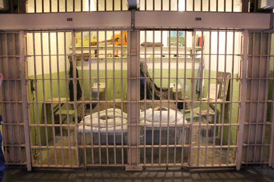 Zellen auf Alcatraz, Privatsphäre gleich null