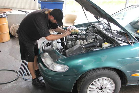 Wieder mal in einer Werkstatt...