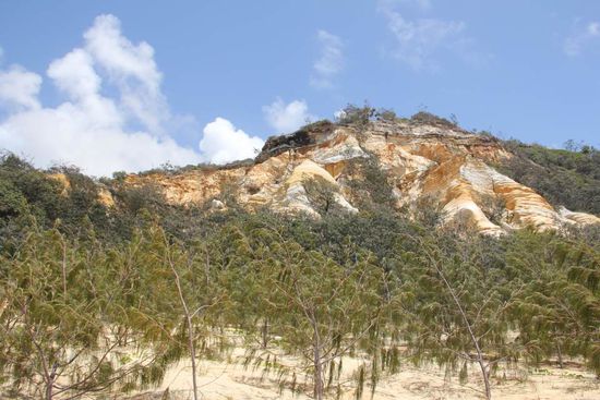schöne Bunte "Felsen"