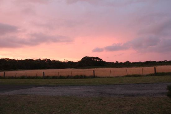 Sonnenuntergang beim Yanakie