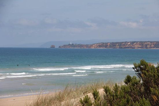The Gulch, hinten kann man den Leuchtturm sehen.
