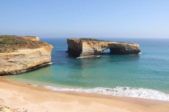 Die London Bridge, zumindest die Überreste...