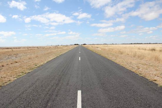 und wenig los auf der Straße...