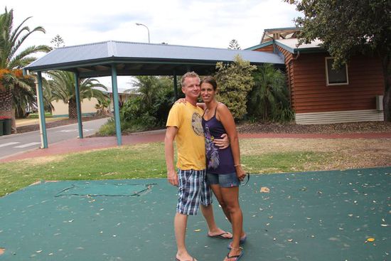 Wir zwei, nach getaner Arbeit! 