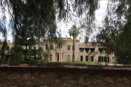 Das Gouvernment House, zumindest etwas davon