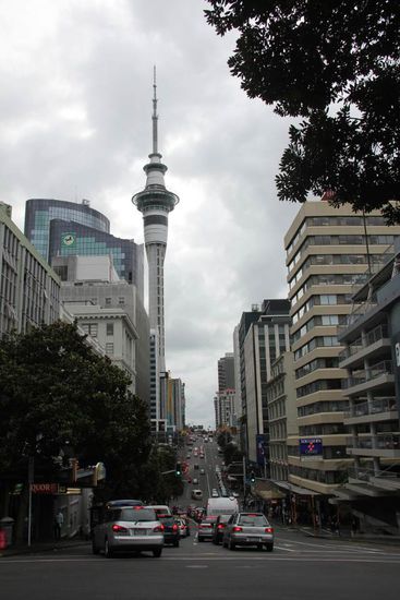 Auckland, mit dem Skytower