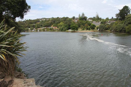 und dann fließt das Wasser ganz ruhig weiter...