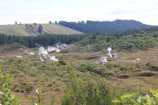 Crater of the moon, von der Straße aus - ich glaube wir haben nichts verpasst!