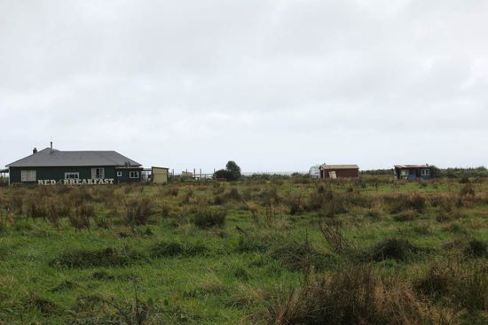 B&amp;B, auf dem Bild wirken die Buden gar nicht so schrappig! Waren sie aber! 