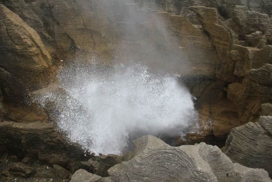 da kommt die Flut...