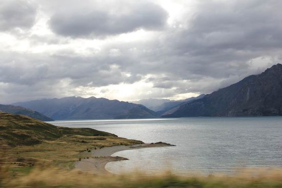 der Lake on the road!