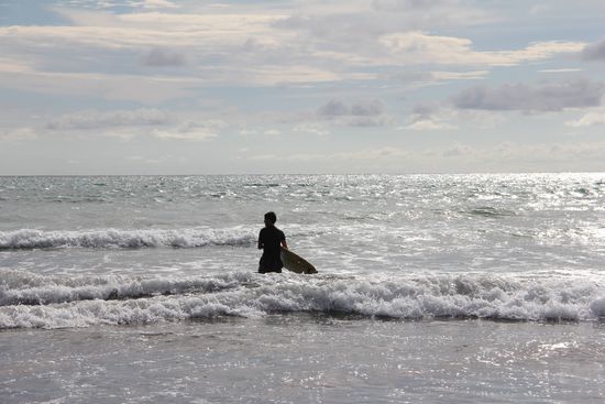 Surfer on the beach...