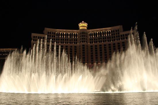 Das Bellagio mit den Fountaines