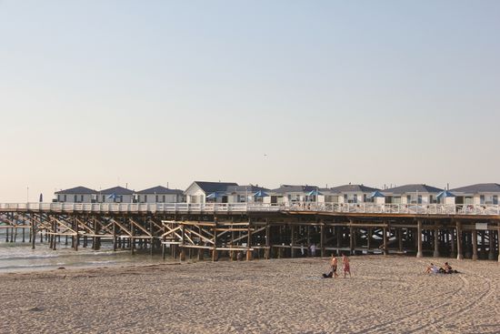 Das Hotel auf dem Pier