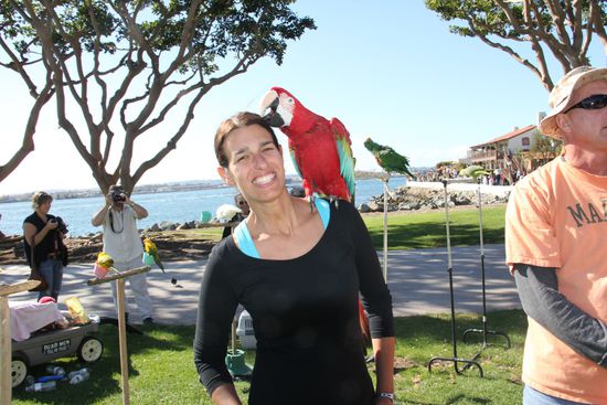 so richtig entspannt wirke ich aber nicht...