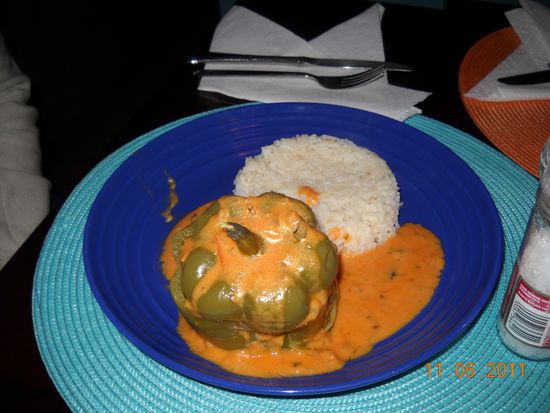 mit roter Paprika sah es natürlich besser aus, aber die hat Marci geschrottet...