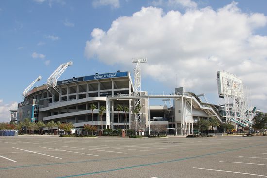 Das Footballstadion von Jacksonville