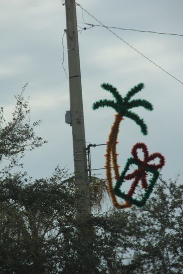 Hier wird die Weihnachtsdeko, den Gegebenheiten angepaßt 