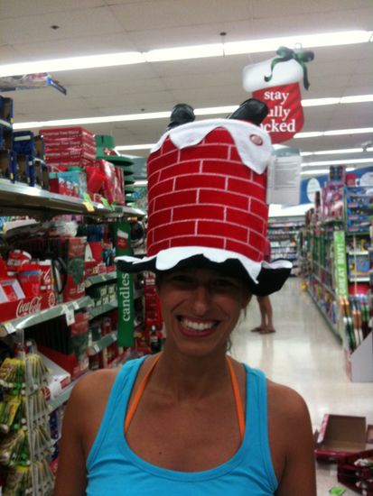 am rum blödeln, die haben hier aber auch viel an Mützen zu bieten! 