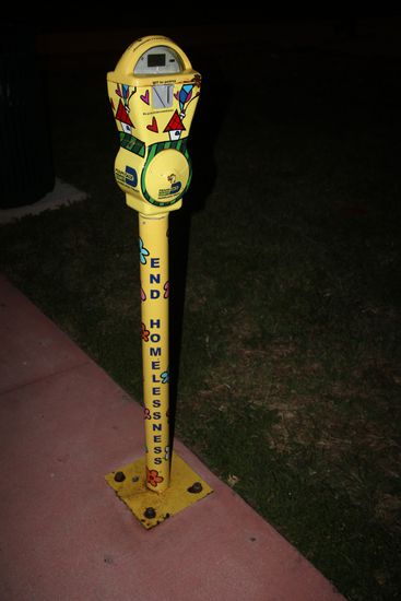 Eine Parkuhr, ist sie nicht schick?