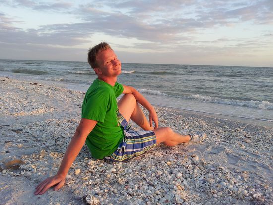 Marci am "Muschelstrand"...