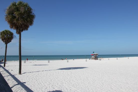 Clearwater Beach, total schöner weißer Sand!!