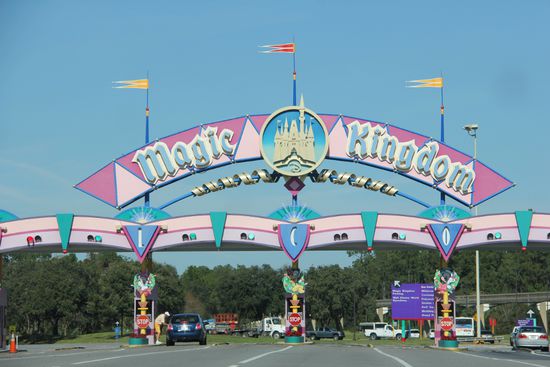 Einfahrt Magic Kingdom
