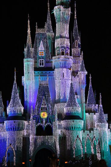 Schloss beleuchtet...