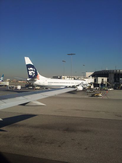 Alaska Airlines von L.A. nach Seattle