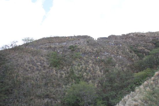 überall am Berg gehen die Wege hoch und wieder runter...