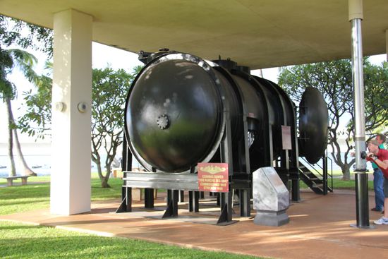 Kommandozentrale eines U-Bootes