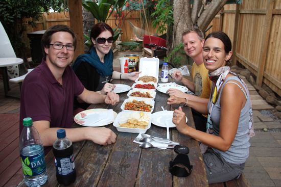 Daniel, Lee und wir beide