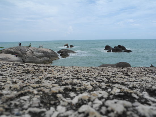 Wunderhübsche Landschaft direkt bei den Felsen