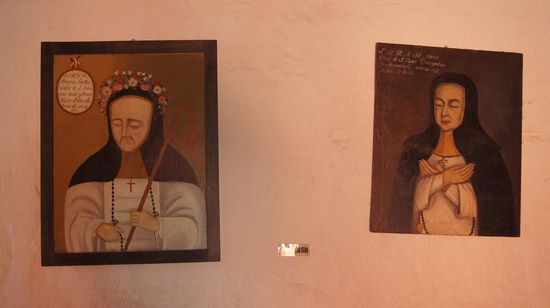 In der Hochzeit des Klosters lebten hier 500 Nonnen gleichzeitig - Viele sind auf Bildern verewigt