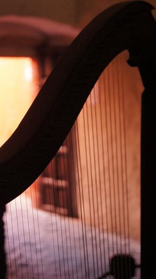 Harfe hat man hier auch mal gespielt