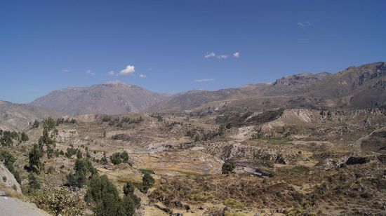 Landschaft im Valle del Colca