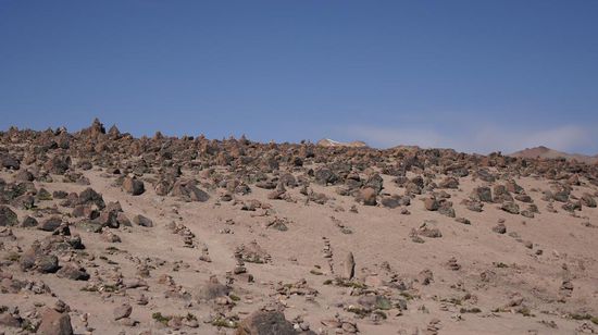 Eine Wuestenlandschaft da oben