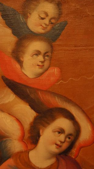 Nach Ankunft der Spanier sah die Kunst dann so aus in Cuzco...