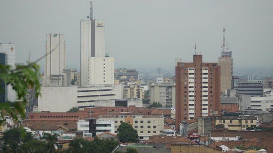 Das Zentrum von Cali - schoen haesslich...
