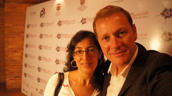 Olga - meine tolle Unterstuetzung in Cali. Gracias!