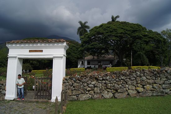 Finca "Paraiso¨- Scahuplatz eines beruehmten kolumbianischen Romans