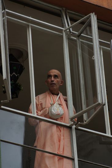 Blick asus dem Krankenzimmer