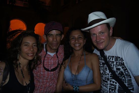 Teil meiner netten "Clique" in Cartagena